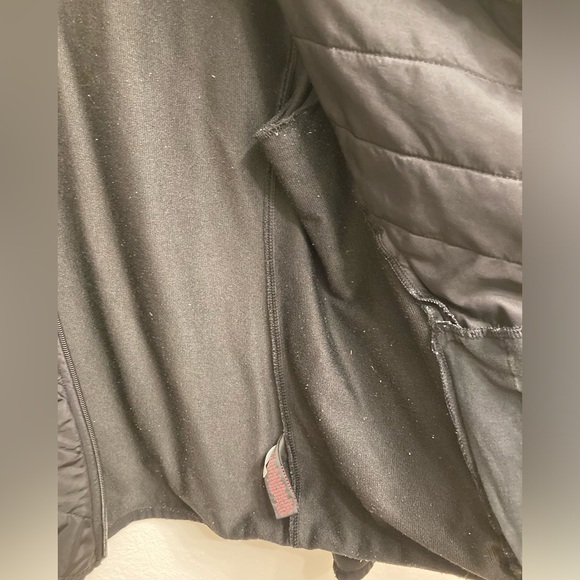 💙 Lauren Ralph Lauren Women’s Quilted Jacket, Black and Pink, Size Large - Picture 8 of 10